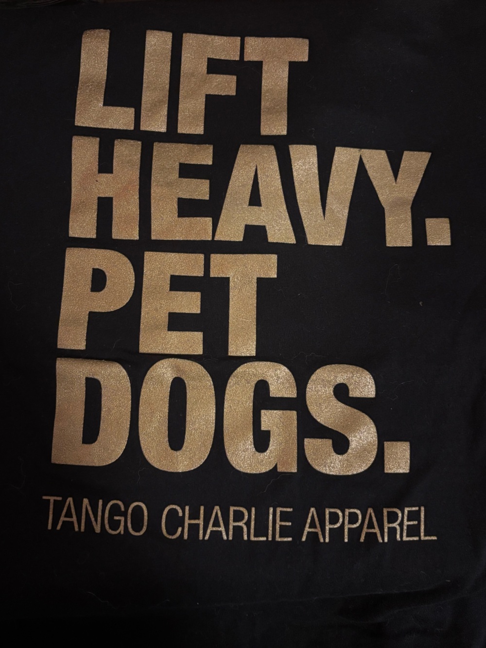 Tango Charlie Apparel "Lift Heavy Pet Dogs" Tee